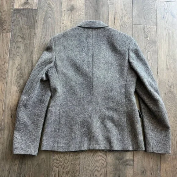 J.G. Hook 100% Wool Tweed Blazer Women's Size 8 80's USA Academia Old Money VTG - Picture 4 of 7